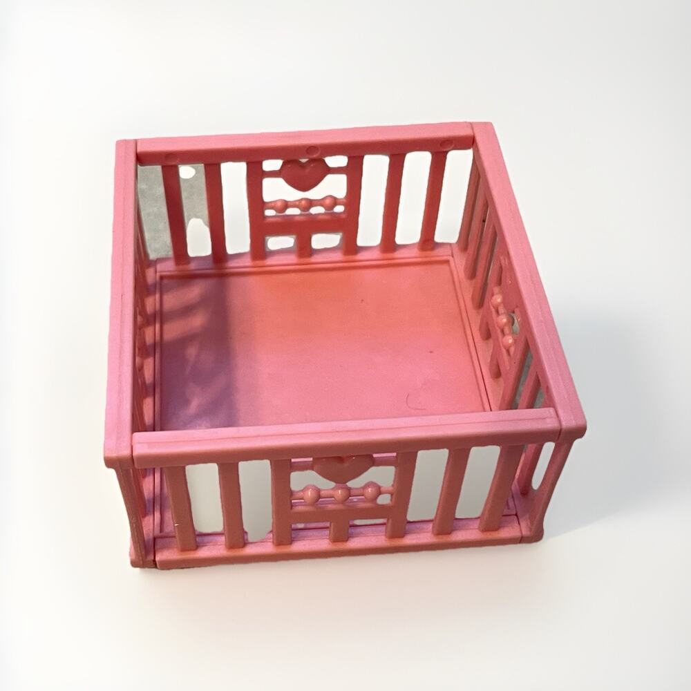 My Little Pony G1 Vintage Baby Playpen Crib Accessories & Bottle Pink Lavender